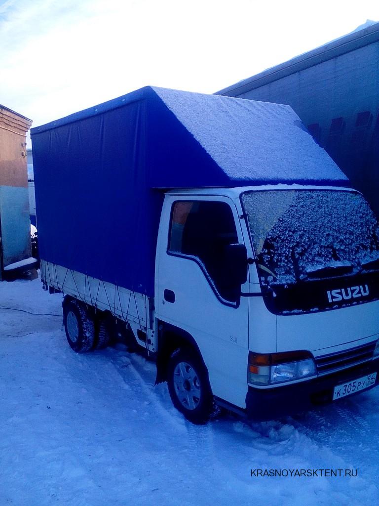 Тент на грузовой автомобиль Isuzu Elf. Изготовление в Красноярске