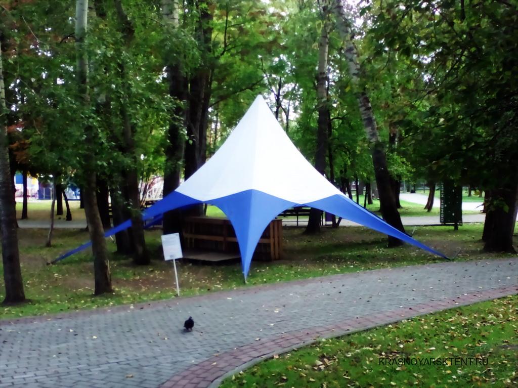 Изготовление тента-шатра «звезда» в Красноярске на заказ