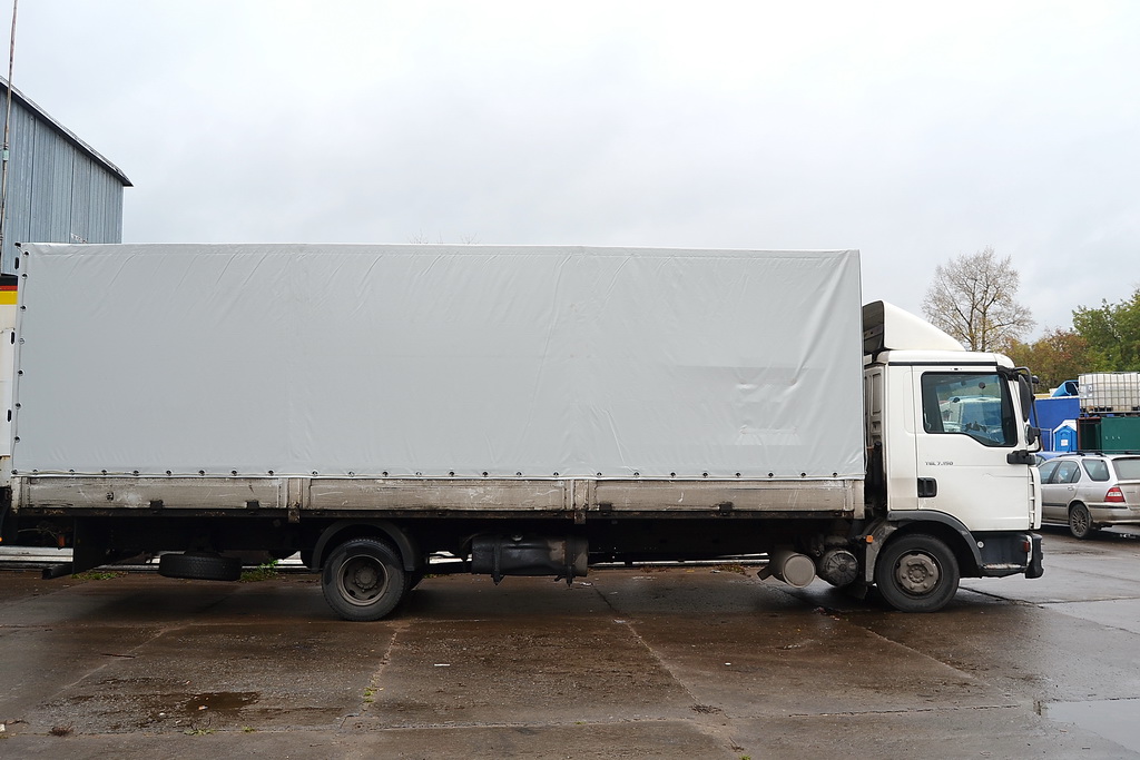 Тент на грузовик MAN TGL 7.150 в Красноярске на заказ